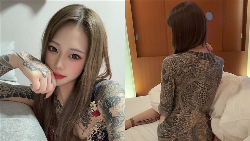 天澤鈴刺青全身照