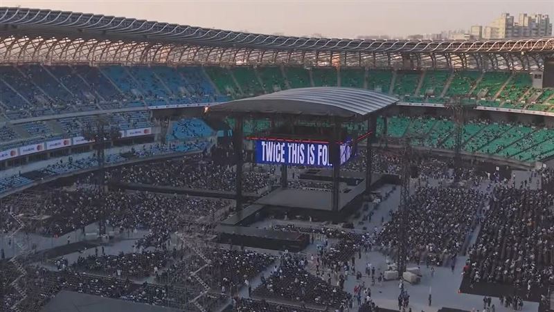 TWICE高雄場館空拍