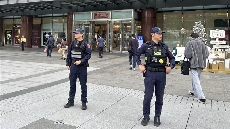 台中第六警分局維安畫面