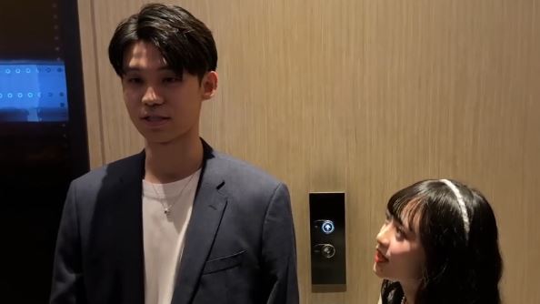 陳詩雅與王齊碩出席婚宴