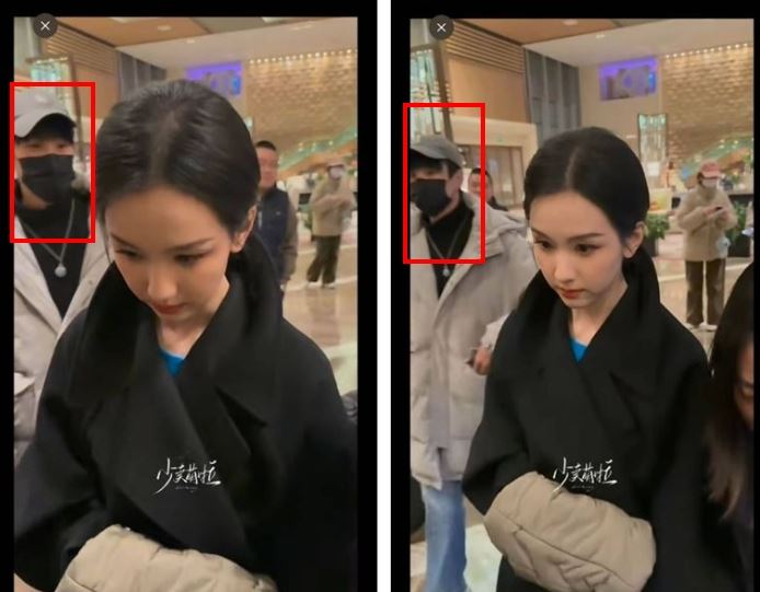 網友指後台疑似范世錡的人物