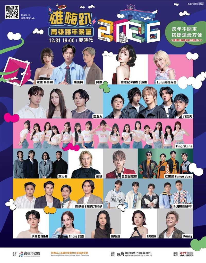 高雄跨年照片：權恩妃表演