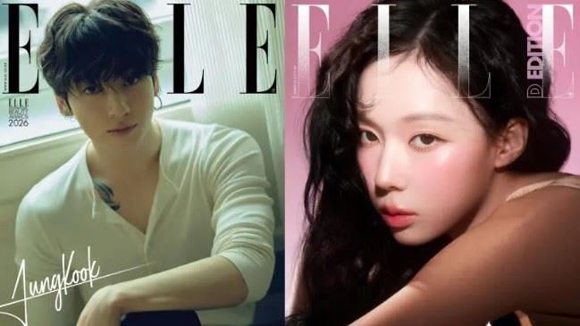 ELLE KOREA1月封面與電子刊封面