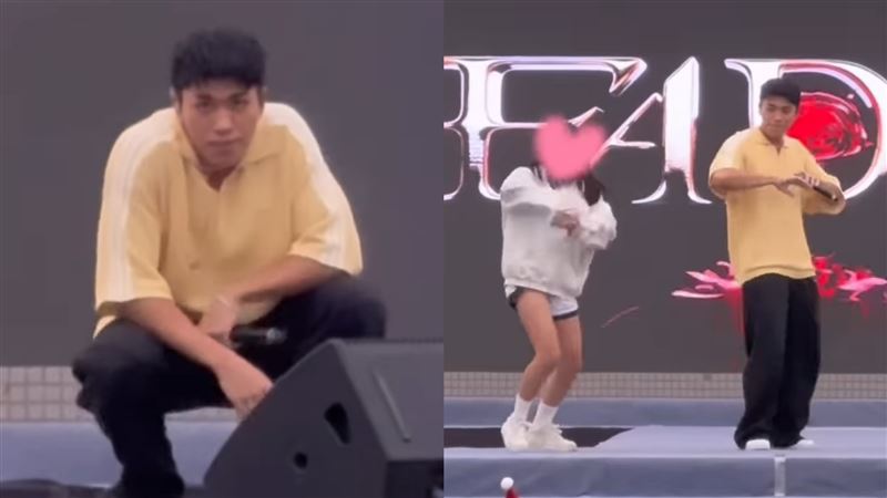 王ADEN校园演唱会现场照片