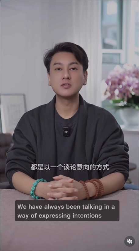 朱孝天先前拍片回应传言