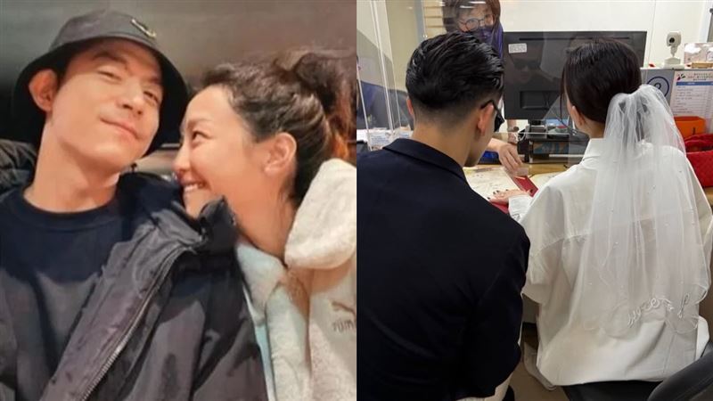 王柏傑結婚登記照大圖