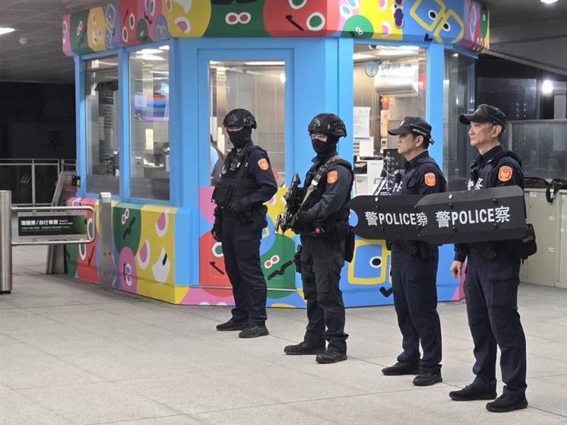 台中市政府安檢演練