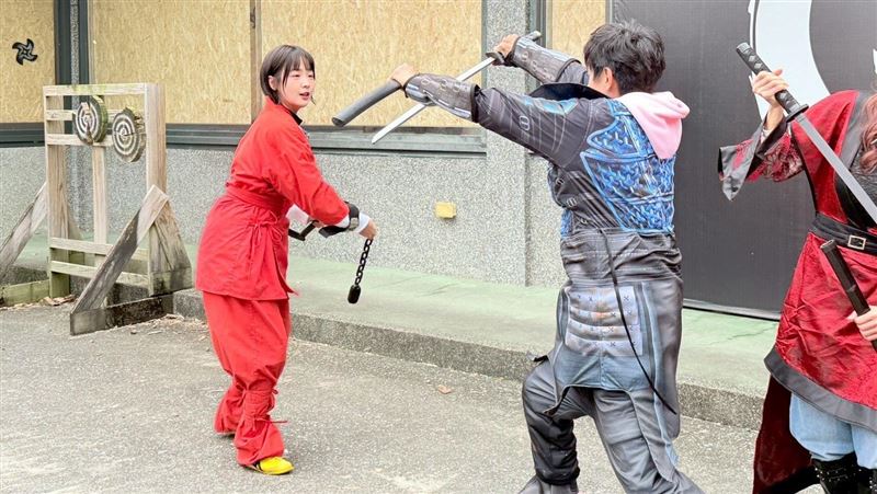 忍者訓練現場畫面（圖／民視提供）