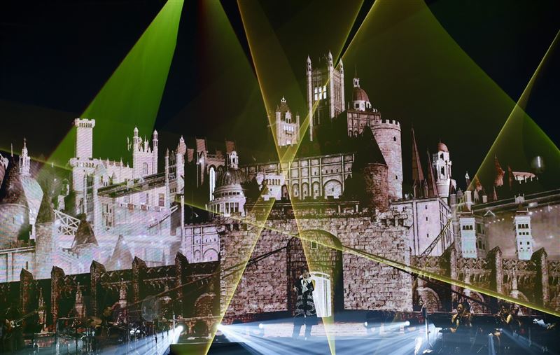 李聖傑在台北小巨蛋開唱。