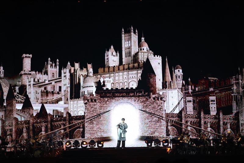 李聖傑在台北小巨蛋開唱。