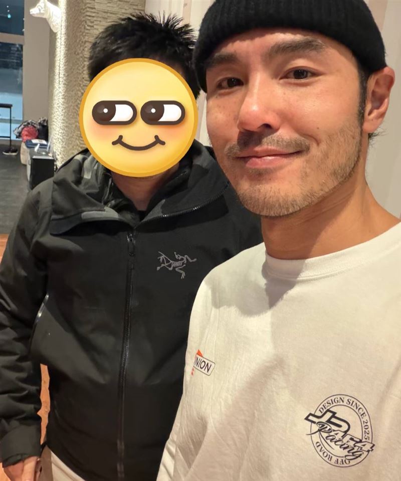 阮經天現身日本泡湯