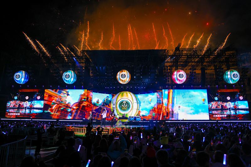 五月天台中演唱會現場全景