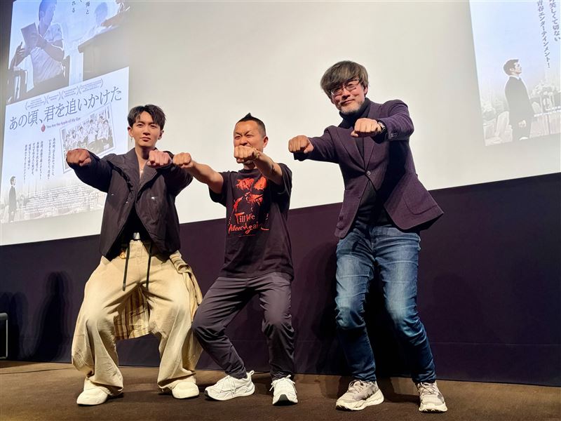 九把刀與柯震東在影展現場