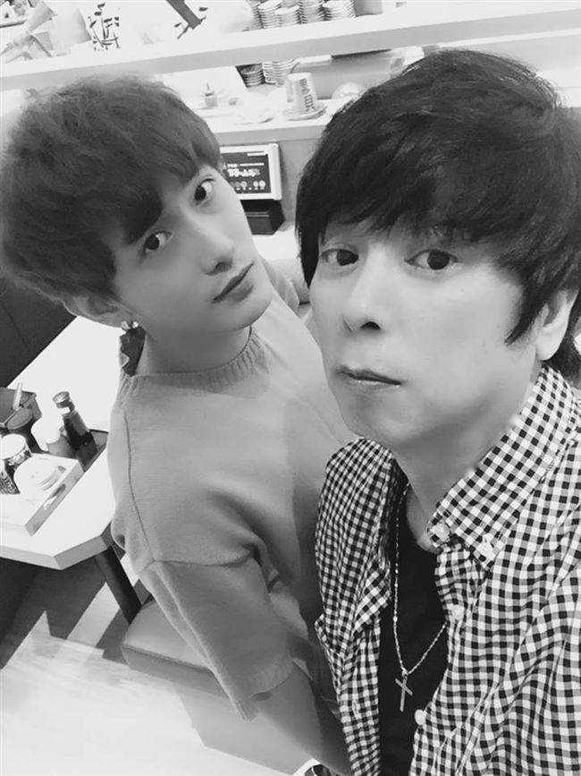 曹西平與Jeremy合照