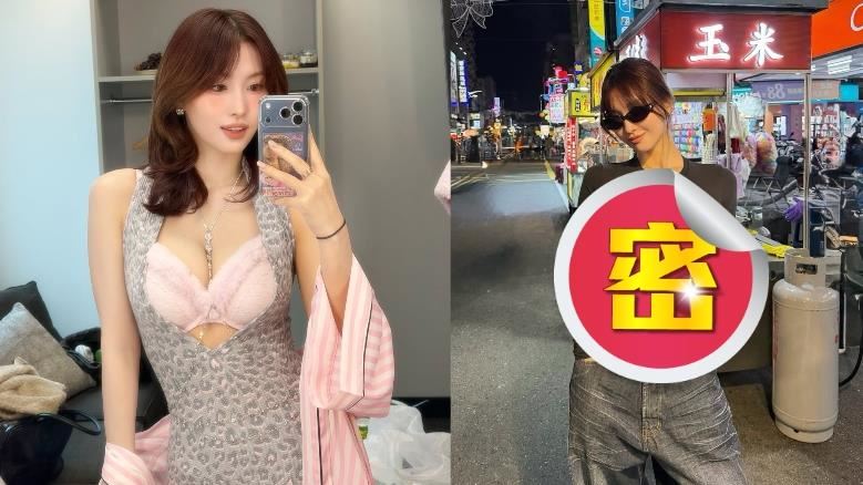 夜市整體景象與霓虹燈