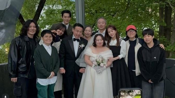 鄭恩惠與趙英男婚禮現場