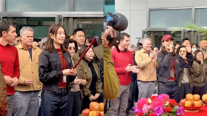 賈永婕帶霍諾德拜拜畫面