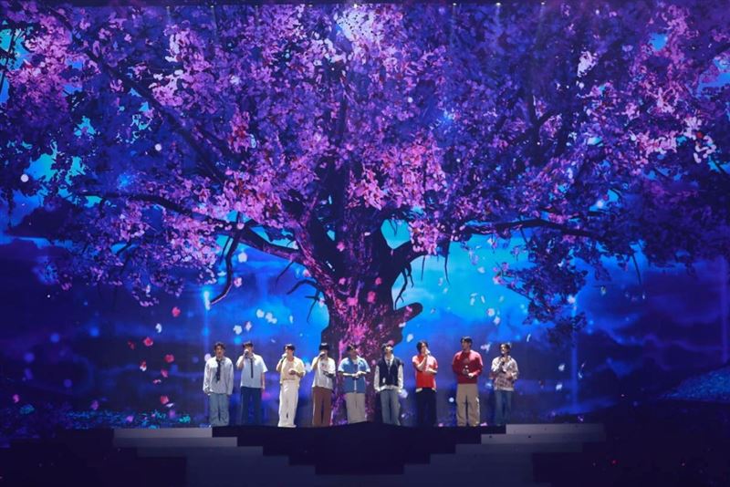 演唱会现场落幕画面