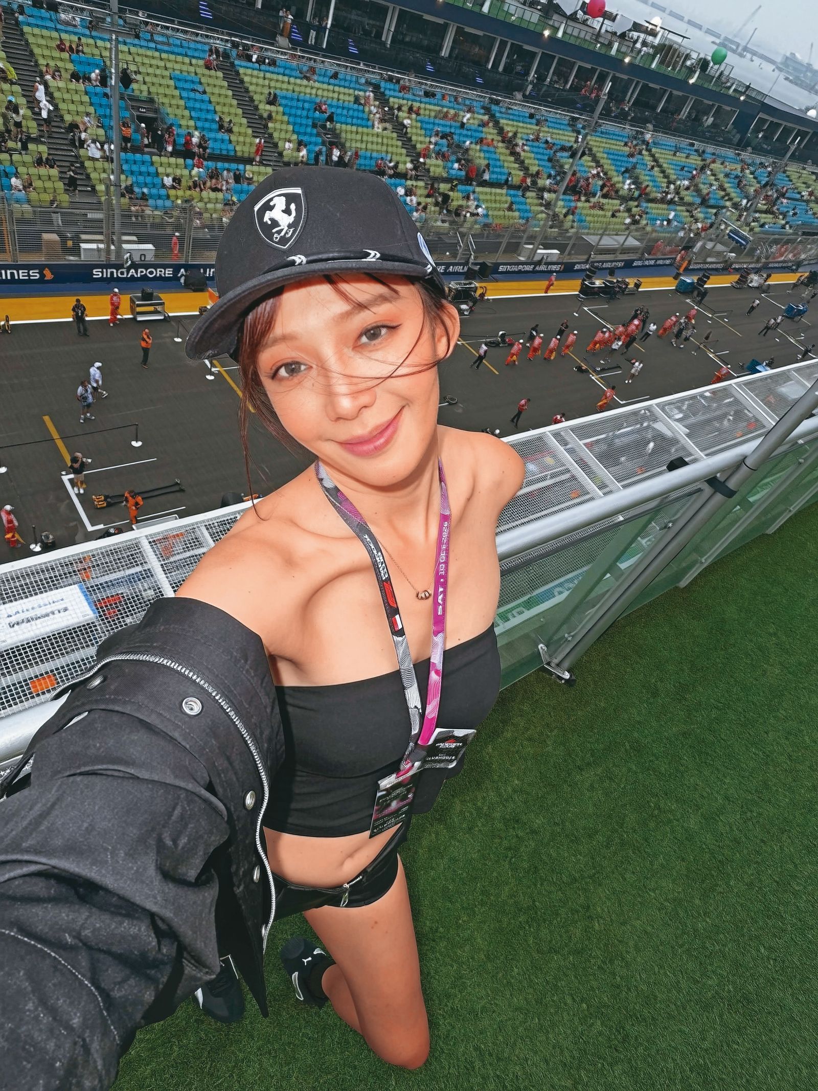 王心恬今年10月赴新加坡參與F1賽車盛事