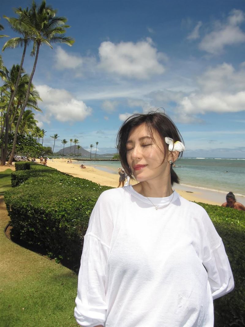 梧桐妹「出賣」賈靜雯美照。（圖／翻攝自賈靜雯IG）