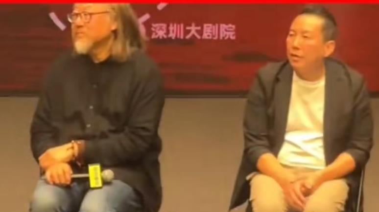 賴聲川屈中恆在宣傳現場