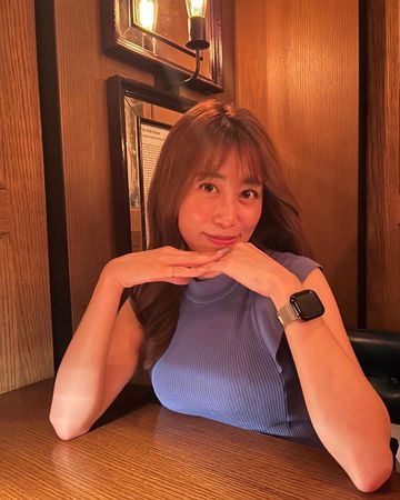 中川安奈昔上胸擺桌上爆紅