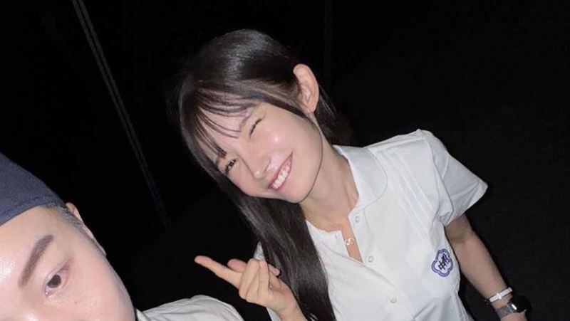 金奈见在活动现场合影