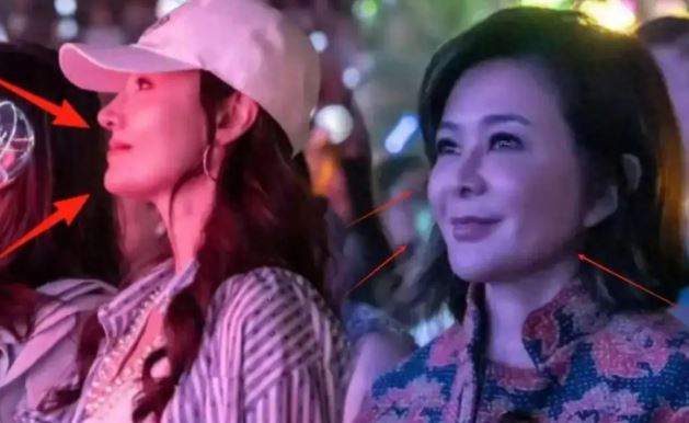 关之琳与李嘉欣同框