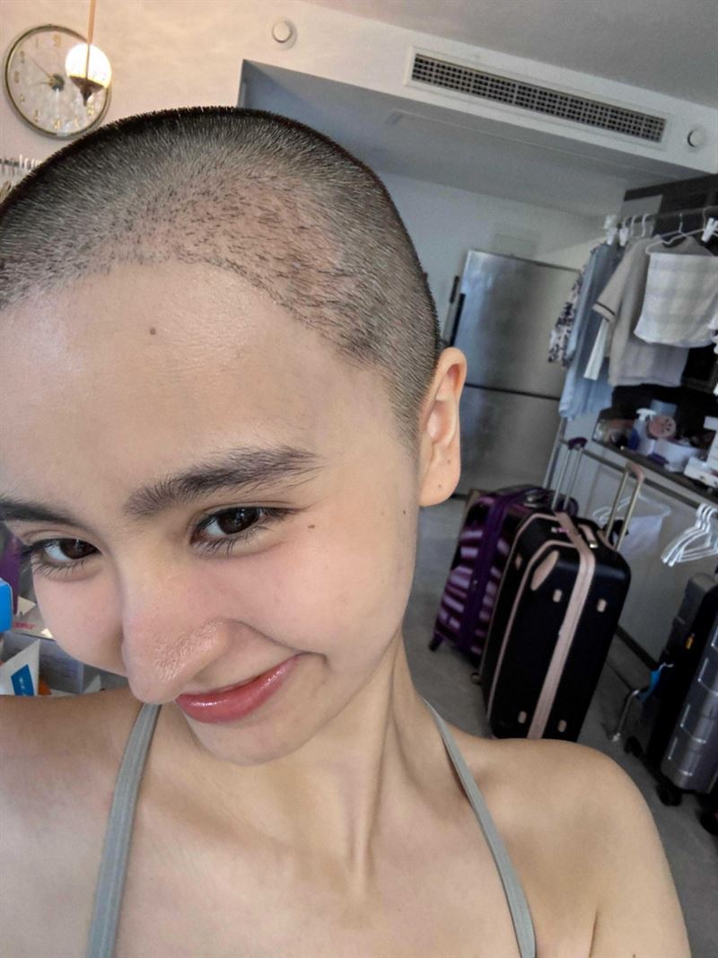金子涵在社群分享生活点滴