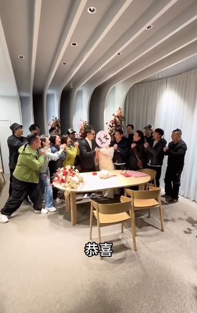 湯俊明分享婚禮片段