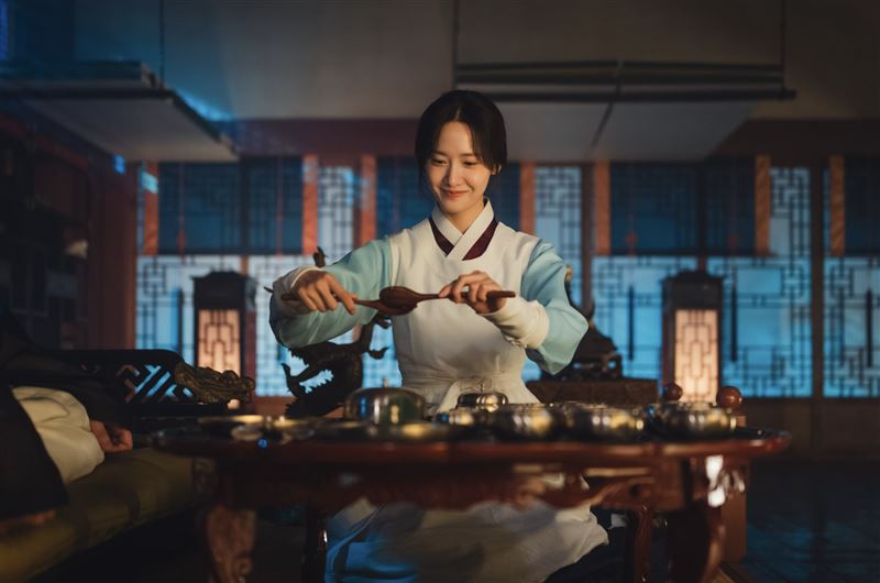 李彩玟在片場的角色造型