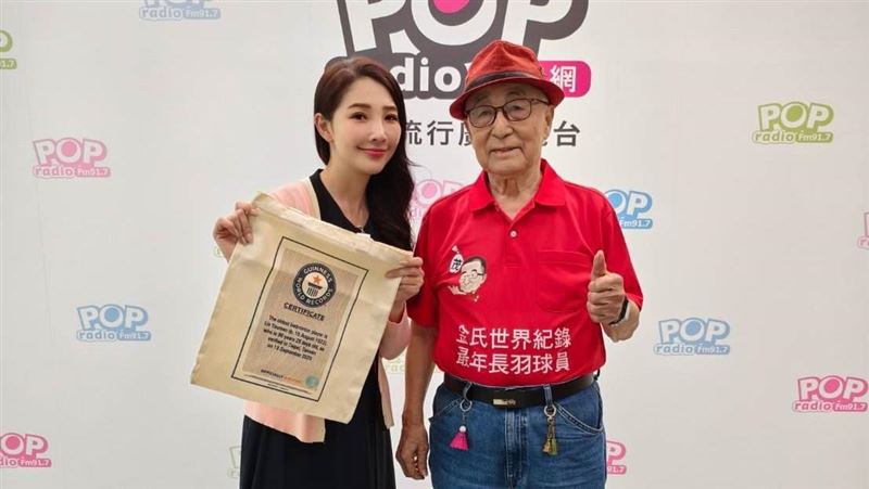 林書煒在三度入圍廣播金鐘的畫面