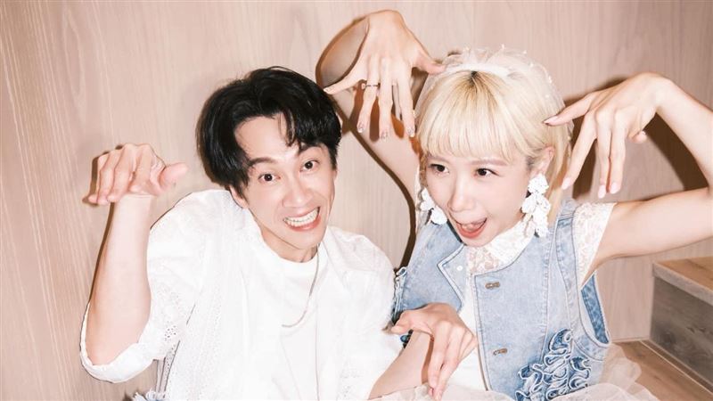 陳漢典與 Lulu 的婚訊相關照片