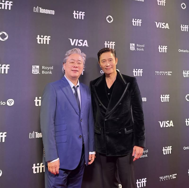 李炳憲與朴贊郁出席TIFF