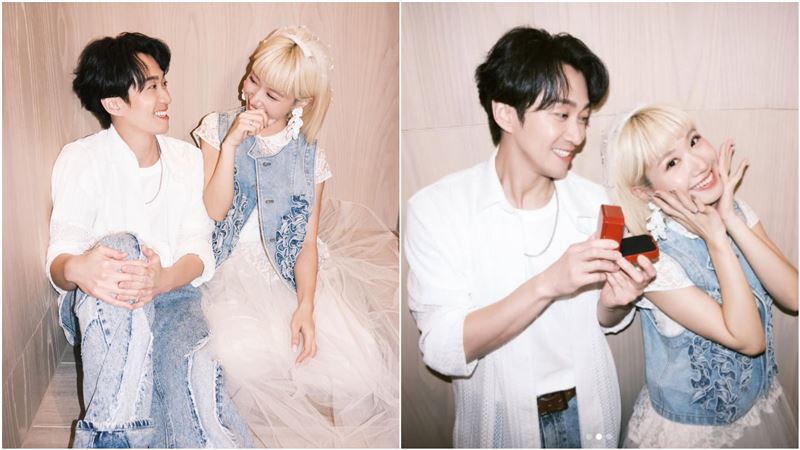 Lulu、陳漢典結婚宣告照片