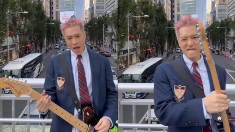 周湯豪泰國MV拍攝的巨型舞台與跳躍瞬間