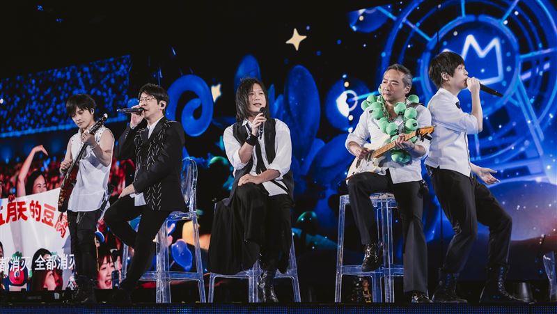 五月天长沙演唱会大合照