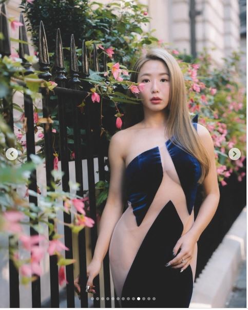 郭書瑤透視禮服2