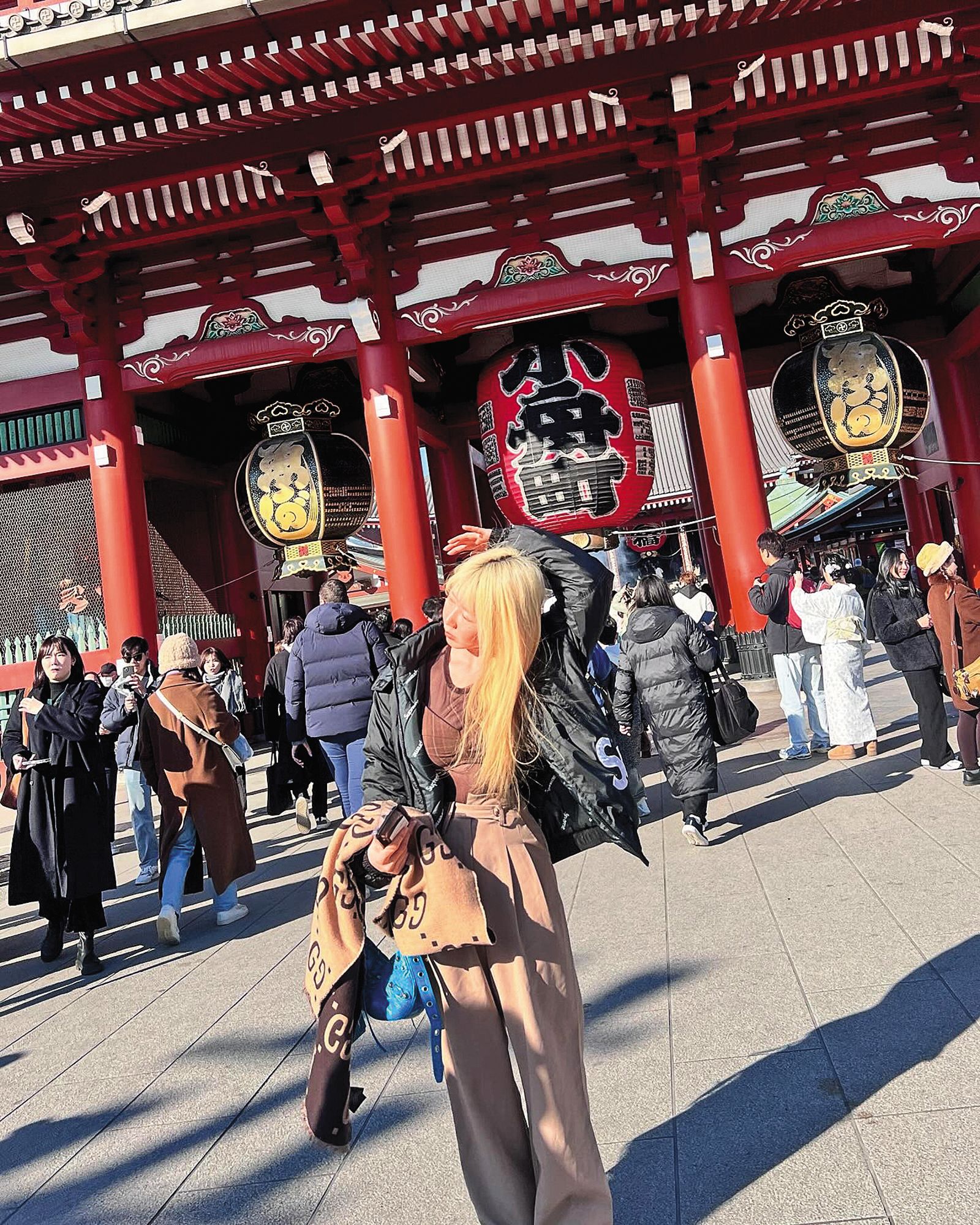 旅途中的郭書瑤與春風