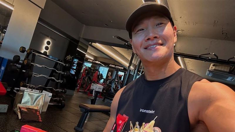 全炫茂參與跑男的畫面