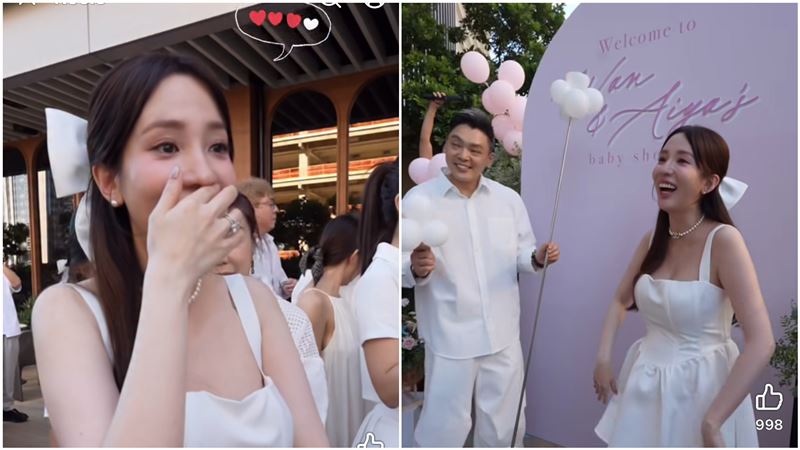 愛雅被喊「再生一個」。(圖/翻攝自臉書)