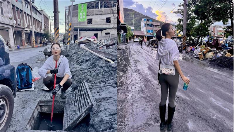 妍安救災挨轟作秀