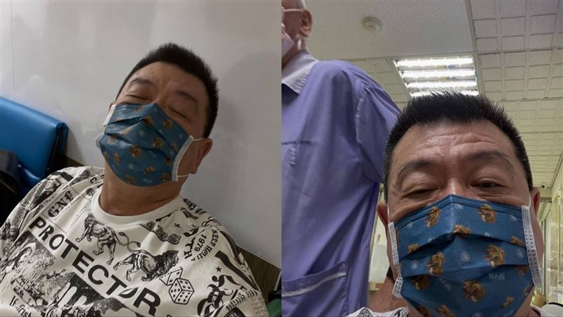 孫德榮病倒送醫照片