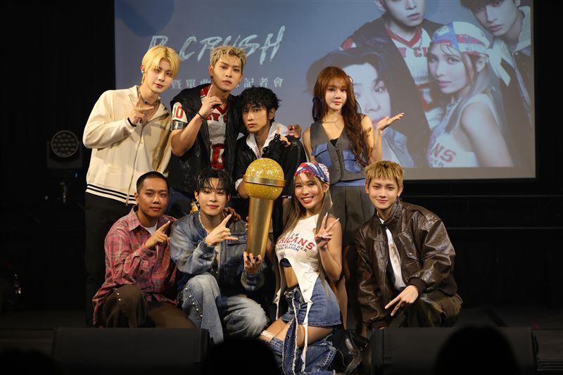 B CRUSH記者會現場支持照片