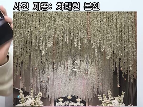 花卉天花板裝飾