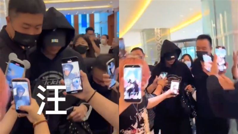 无锡机场私生饭围堵现场