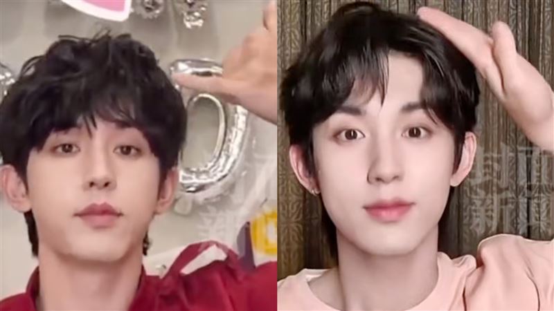 郭俊辰直播疑似求救手势截图