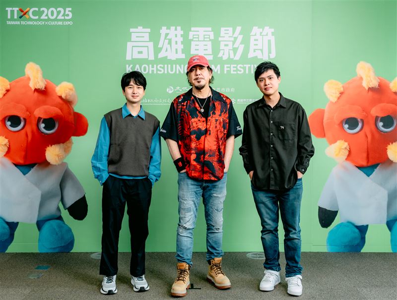 黃秋生與新作導演現場合影