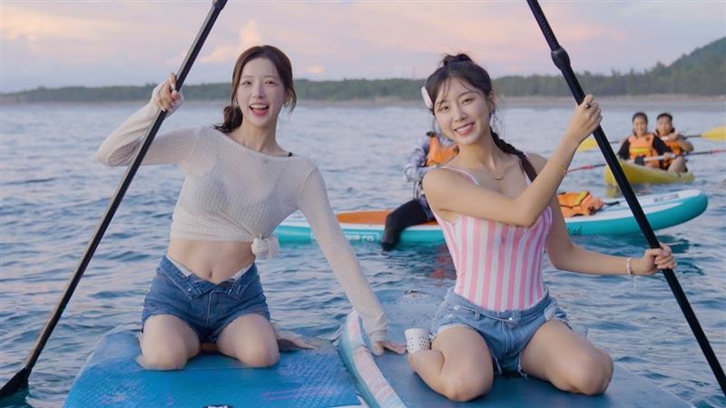 李晧禎安芝儇花蓮SUP