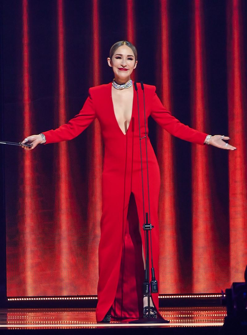 蕭亞軒出席金曲獎的照片